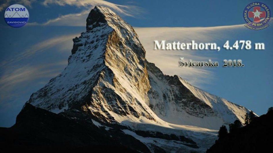 Zdici.info | Atomci danas kreću u osvajanje alpskog vrha Matterhorn