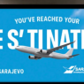Sarajevski aerodrom poželio dobrodošlicu putnicima na poseban način: 