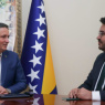 Bećirović razgovarao s ambasadorom Francuske Kévinom Thuillierom